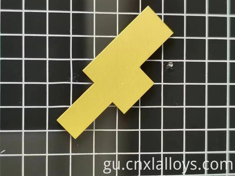 W Cu Alloy Gold Plated Parts7